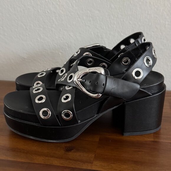 Aerosoles - Cleveland Slingback Platform Sandal in Black - Picture 7 of 10